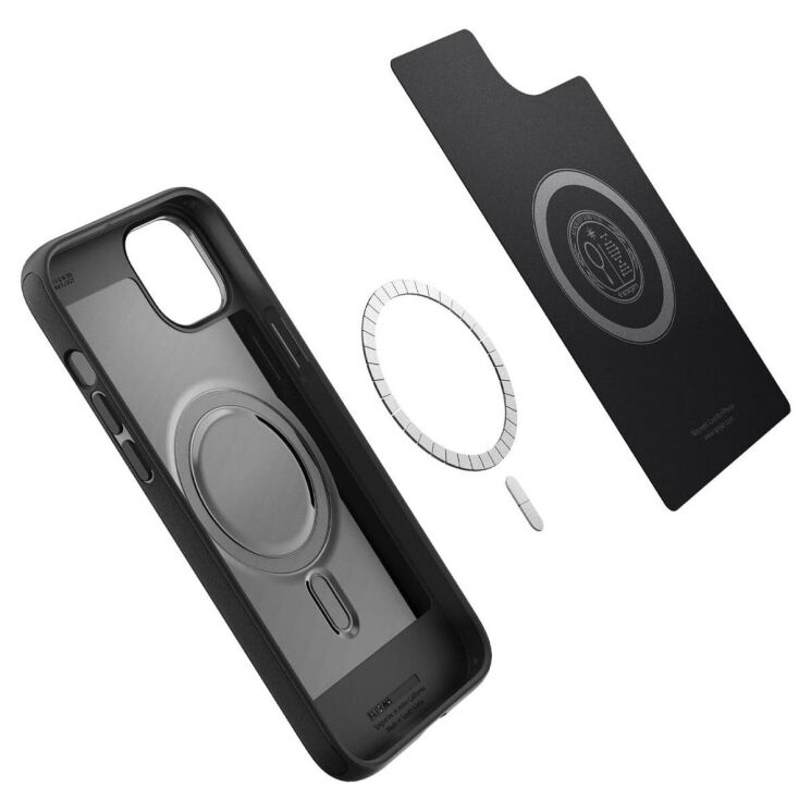 Защитный чехол Spigen (SGP) Core Armor Mag для Apple iPhone 14 - Matte Black: фото 7 из 17