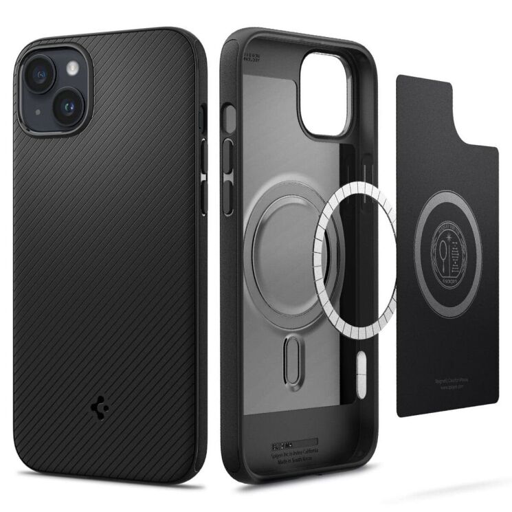 Защитный чехол Spigen (SGP) Core Armor Mag для Apple iPhone 14 - Matte Black: фото 2 из 17