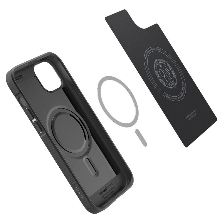 Защитный чехол Spigen (SGP) Core Armor (MagFit) для Apple iPhone 15 Plus - Matte Black: фото 3 из 7