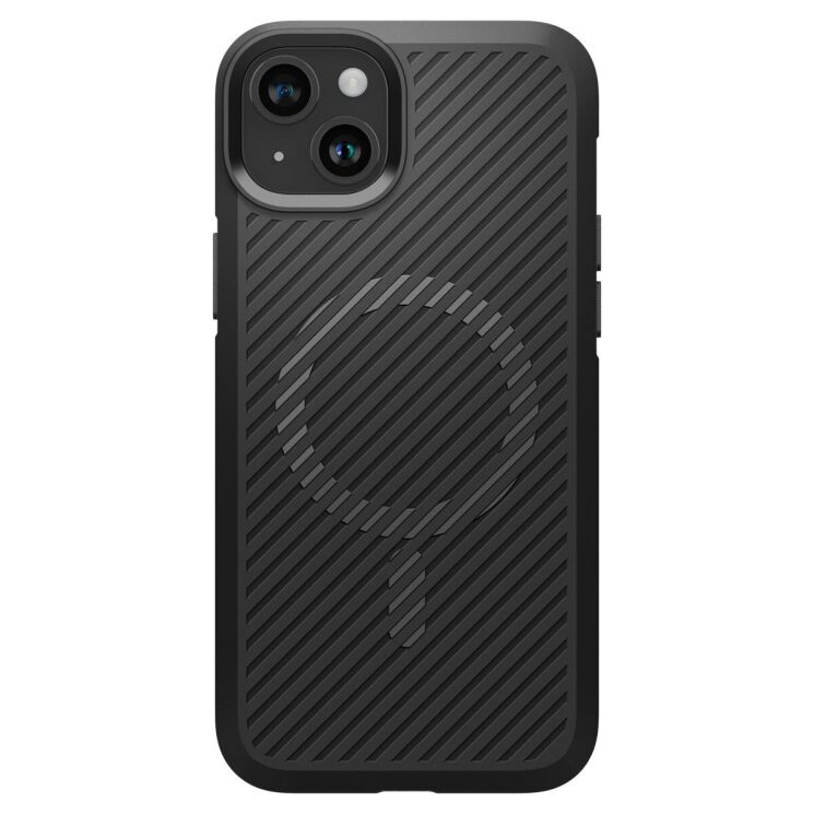Защитный чехол Spigen (SGP) Core Armor (MagFit) для Apple iPhone 15 Plus - Matte Black: фото 2 из 7