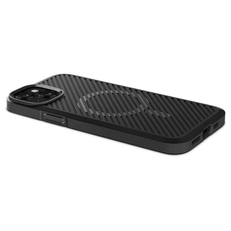 Защитный чехол Spigen (SGP) Core Armor (MagFit) для Apple iPhone 15 Plus - Matte Black: фото 6 из 7