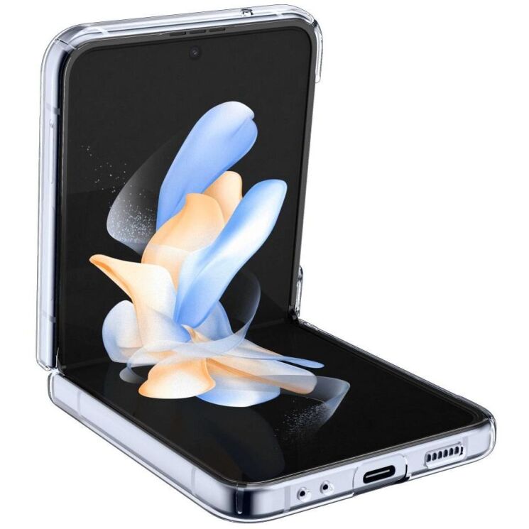 Захисний чохол Spigen (SGP) Ice Shield для Samsung Galaxy Flip 4 (ACS05131) - Crystal Clear: фото 2 з 3
