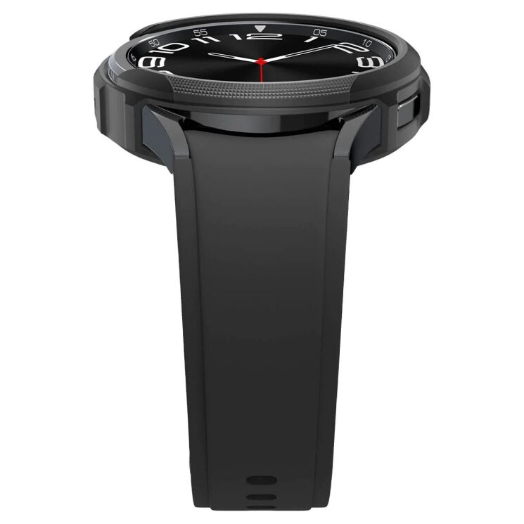Защитный чехол Spigen (SGP) Liquid Air Case для Samsung Galaxy Watch 6 Classic (43mm) - Matte Black: фото 8 из 18