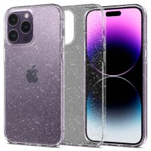 Защитный чехол Spigen (SGP) Liquid Crystal Glitter для Apple iPhone 14 Pro Max - Crystal Clear: фото 1 из 14