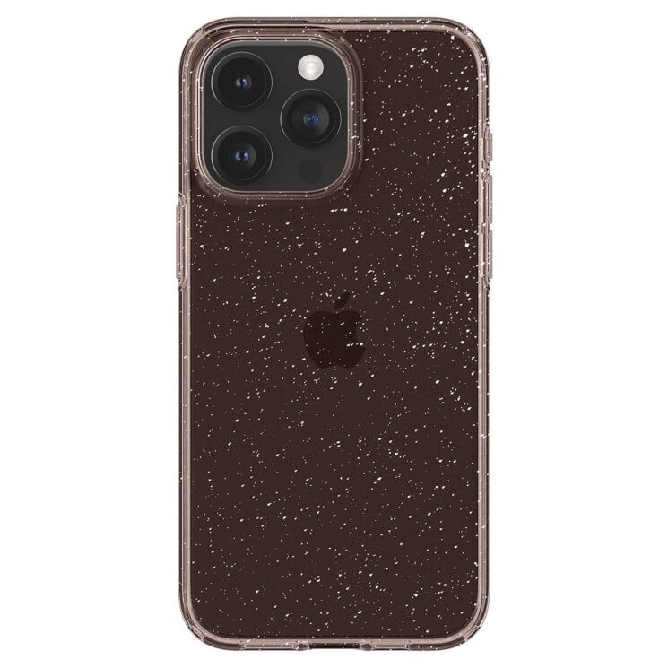 Защитный чехол Spigen (SGP) Liquid Crystal Glitter для Apple iPhone 15 Pro Max - Rose Quartz: фото 4 из 17
