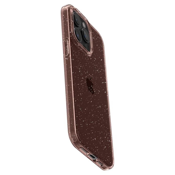 Защитный чехол Spigen (SGP) Liquid Crystal Glitter для Apple iPhone 15 Pro Max - Rose Quartz: фото 6 из 17