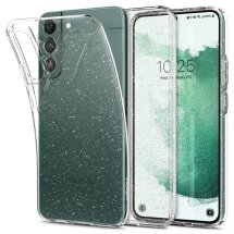 Захисний чохол Spigen (SGP) Liquid Crystal Glitter для Samsung Galaxy S22 (S901) - Crystal Quartz: фото 1 з 15