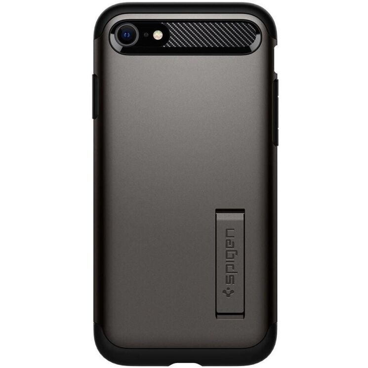 Защитный чехол Spigen (SGP) Slim Armor для Apple iPhone 7 / iPhone 8 / iPhone SE 2 / 3 (2020 / 2022) - Gunmetal: фото 4 из 4