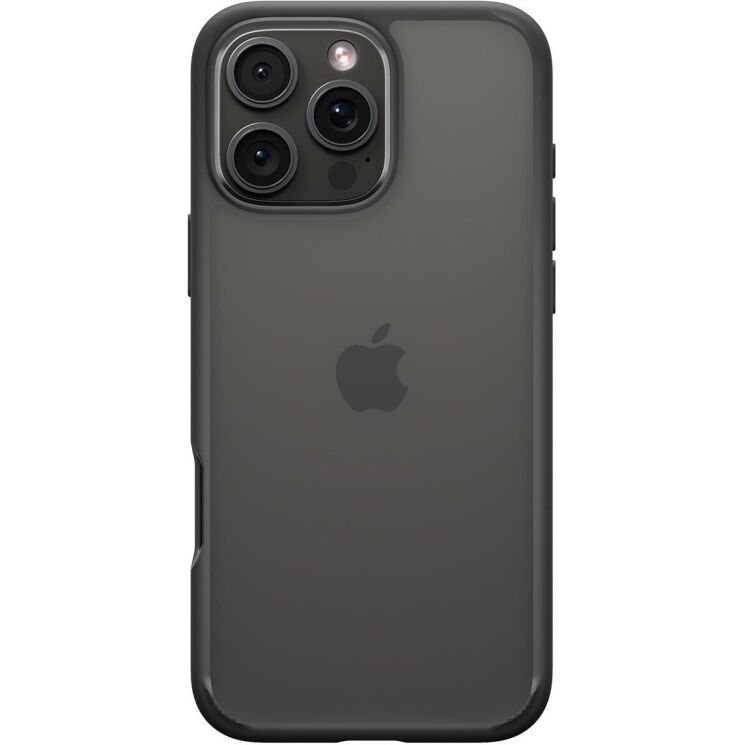 Защитный чехол Spigen (SGP) Ultra Hybrid для Apple iPhone 16 Pro - Matte Black: фото 2 из 13