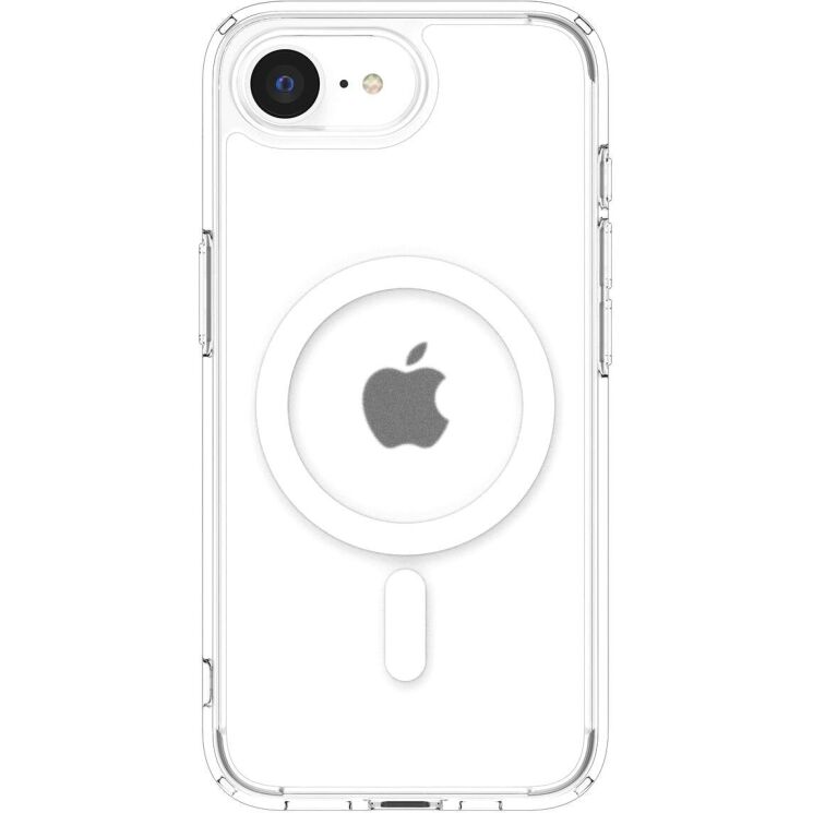 Защитный чехол Spigen (SGP) Ultra Hybrid (MagFit) для Apple iPhone 16e (ACS09145) - Frost White: фото 2 из 15