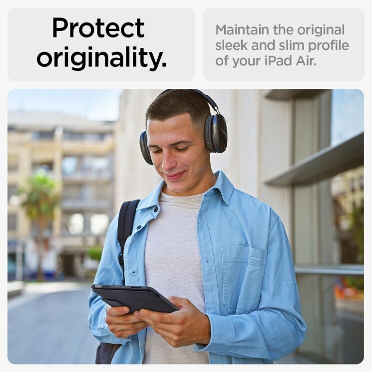 Захисний чохол Spigen (SGP) Ultra Hybrid Pro для Apple iPad Air 13 M3/M2 (2025/2024) - Black: фото 14 з 18