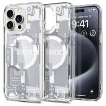 Защитный чехол Spigen (SGP) Ultra Hybrid Zero One (MagFit) для Apple iPhone 15 Pro - One White: фото 1 из 17
