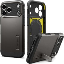 Защитный чехол Spigen Tough Armor T (MagFit) для iPhone 18 Pro Max (ACS12137) - Gunmetal: фото 1 из 15