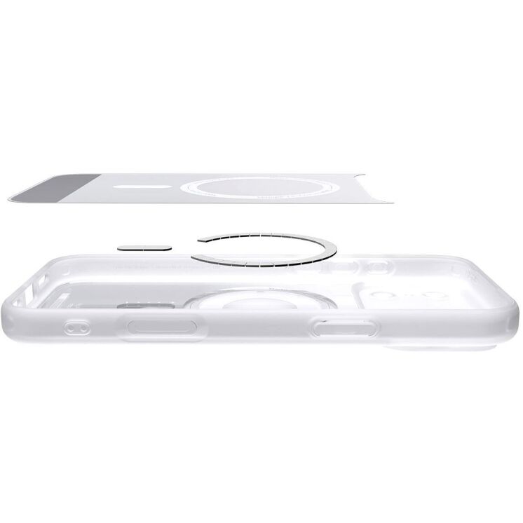 Защитный чехол Spigen Ultra Hybrid (MagFit) Сlassic для iPhone 17 Pro Max (ACS10291) - Silver: фото 9 из 16