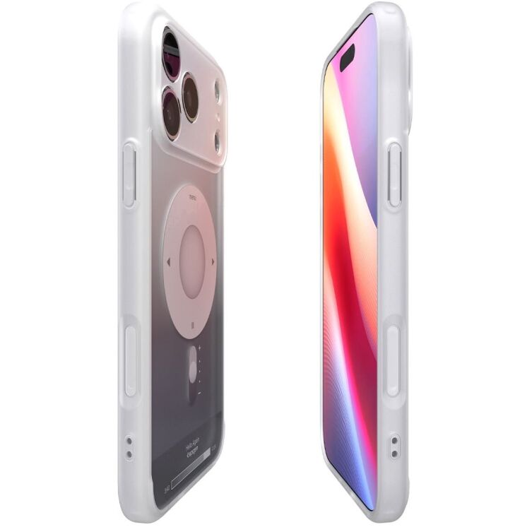 Защитный чехол Spigen Ultra Hybrid (MagFit) Сlassic для iPhone 17 Pro Max (ACS10291) - Silver: фото 6 из 16