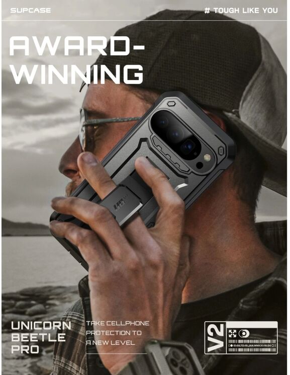 Защитный чехол Supcase Unicorn Beetle Pro для Google Pixel 10 Pro XL (843439158573) - Black: фото 11 из 11