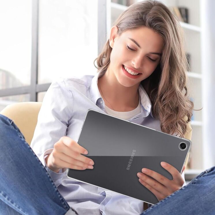 Защитный чехол Tech-Protect FlexAir (FT) для Samsung Galaxy Tab A9 (X110/115) / Tab A11 (Х130/135) - Clear: фото 8 из 10