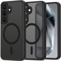Защитный чехол Tech-Protect MagCam MagSafe для Samsung Galaxy S25 (S931) - Matte Black: фото 1 из 6