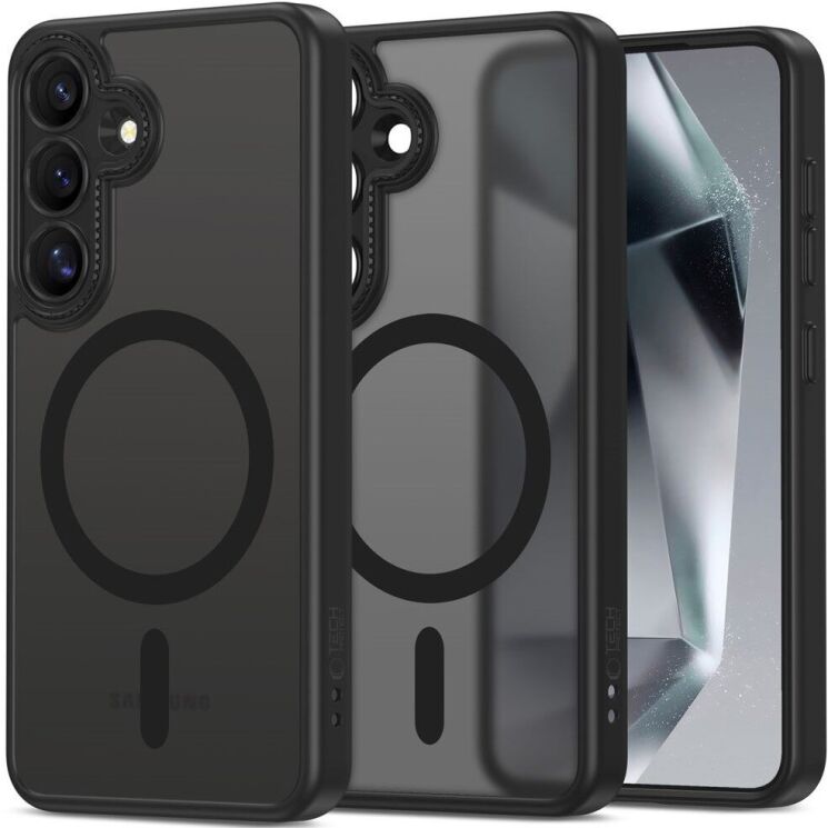 Защитный чехол Tech-Protect MagCam MagSafe для Samsung Galaxy S25 (S931) - Matte Black (375339B) Защитный чехол Tech-Protect MagCam MagSafe для Samsung Galaxy S25 (S931) - Matte Black: фото 1 из 6