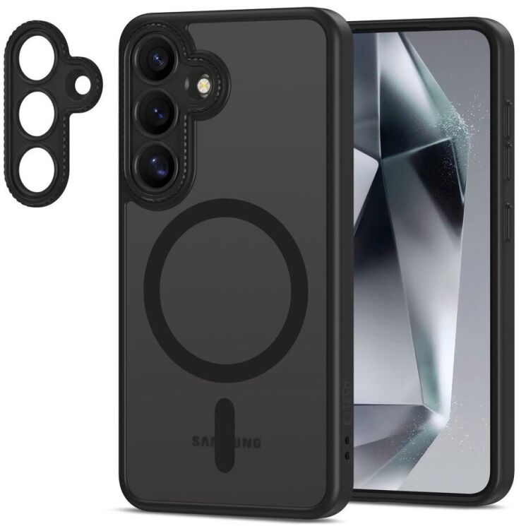 Защитный чехол Tech-Protect MagCam MagSafe для Samsung Galaxy S25 (S931) - Matte Black (375339B) Защитный чехол Tech-Protect MagCam MagSafe для Samsung Galaxy S25 (S931) - Matte Black: фото 2 из 6