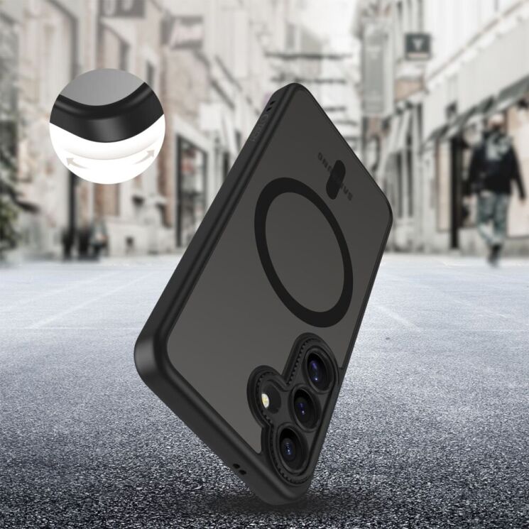 Защитный чехол Tech-Protect MagCam MagSafe для Samsung Galaxy S25 (S931) - Matte Black (375339B) Защитный чехол Tech-Protect MagCam MagSafe для Samsung Galaxy S25 (S931) - Matte Black: фото 4 из 6