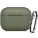 Защитный чехол Tech-Protect Silicone Hook для AirPods Pro 3 - Olive Green (390125G). Фото 2 из 8