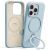 Защитный чехол TORRAS Ostand Q3 Silicone (with MagSafe) для iPhone 16 Pro Max - Baby Blue: фото 1 из 6