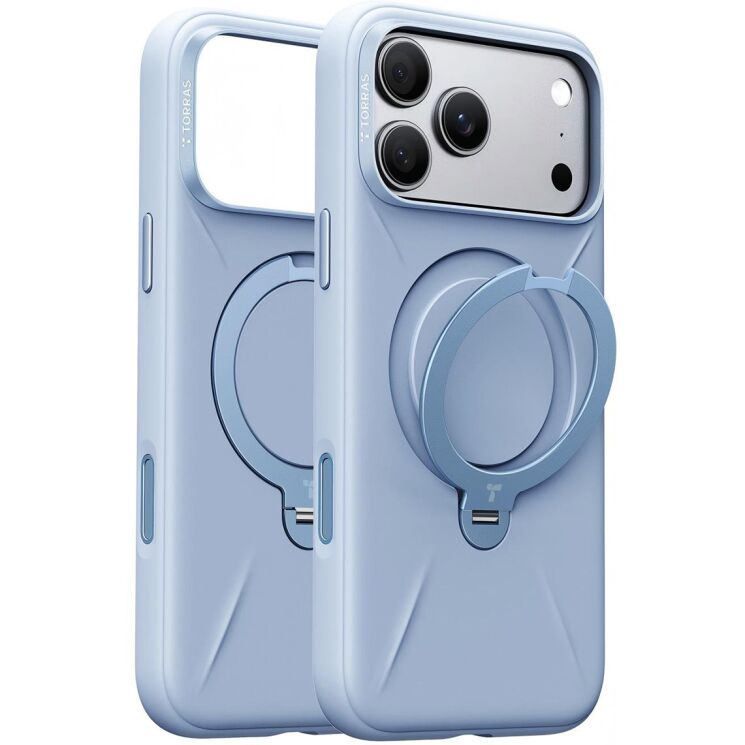 Захисний чохол TORRAS Ostand Q3 Silicone (with MagSafe) для iPhone 18 Pro Max / 17 Pro Max - Blue: фото 1 з 1