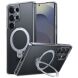 Захисний чохол TORRAS Ostand Spin MagSafe для Samsung Galaxy S25 Ultra (S938) - Transparent (379502T). Фото 1 з 8