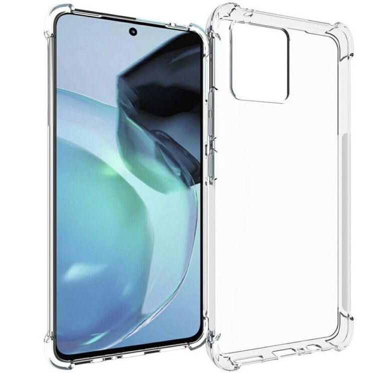 Захисний чохол UniCase AirBag для Motorola Moto G72 - Transparent: фото 1 з 5