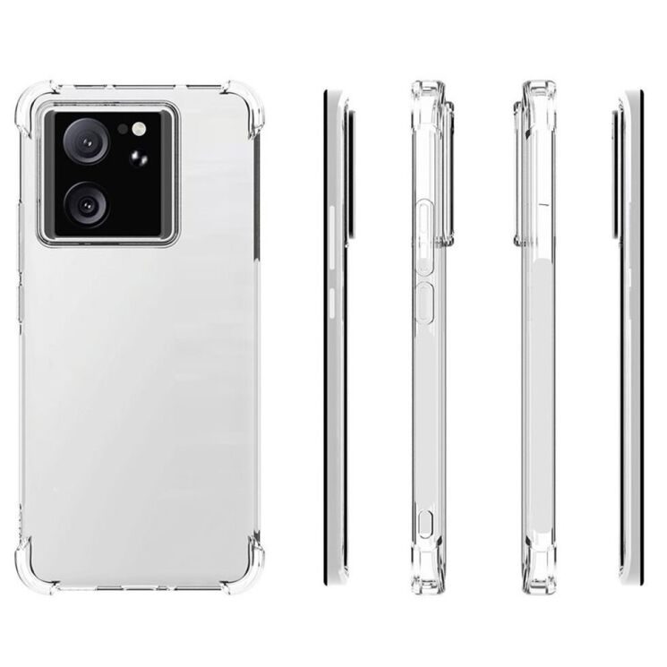 Защитный чехол UniCase AirBag для Xiaomi 13T / 13T Pro - Transparent: фото 5 из 5