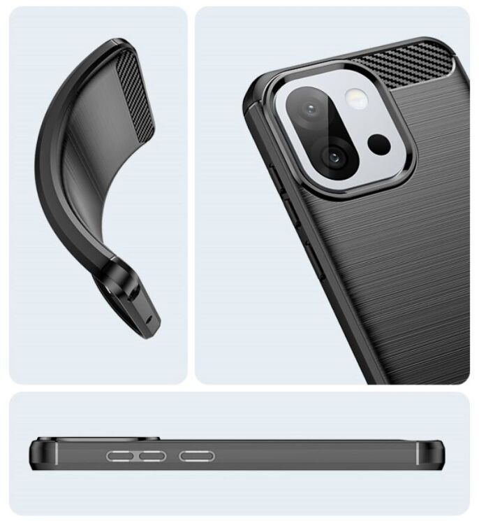 Защитный чехол UniCase Carbon для OnePlus 13T - Red: фото 12 из 12