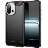 Силіконовий (TPU) чохол UniCase Carbon для OnePlus 13T - Black: фото 1 з 12