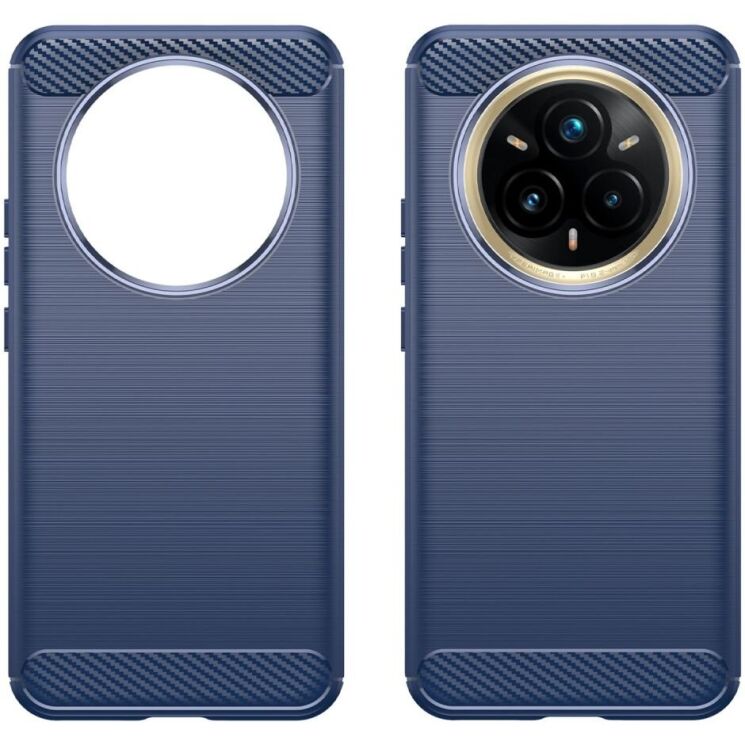 Защитный чехол UniCase Carbon для Realme 14 Pro Plus - Blue: фото 2 из 8