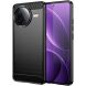 Защитный чехол UniCase Carbon для Xiaomi Poco F7 Pro - Black (378633B). Фото 1 из 8