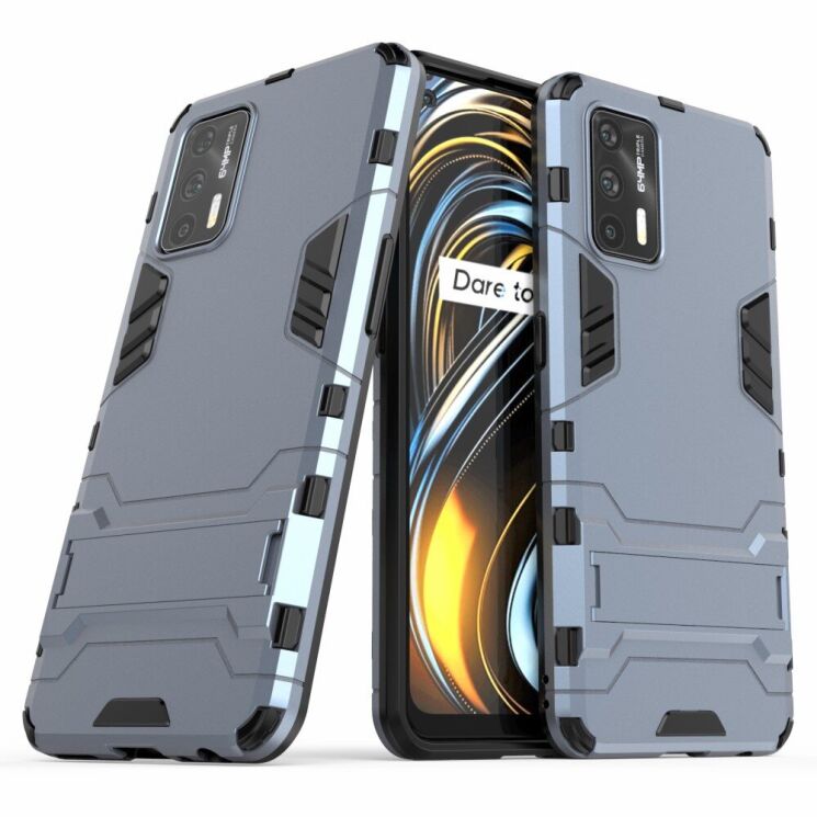 Защитный чехол UniCase Hybrid для Realme GT - Blue: фото 2 из 8