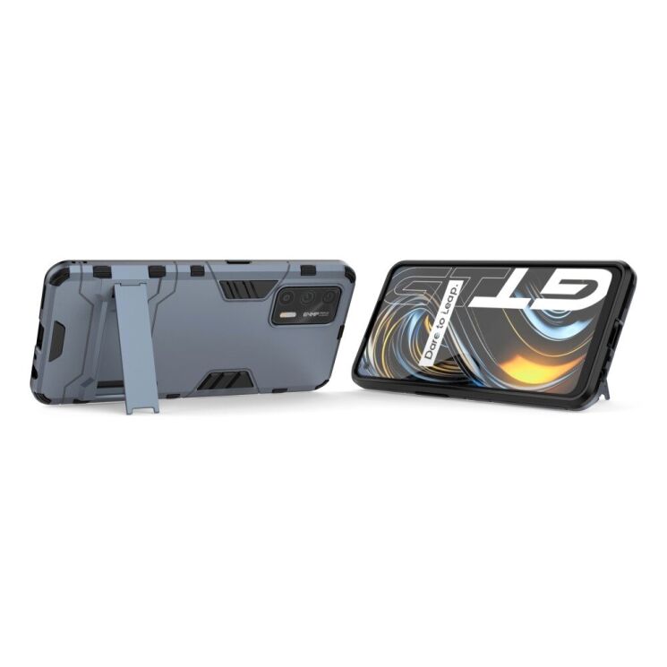 Защитный чехол UniCase Hybrid для Realme GT - Blue: фото 4 из 8