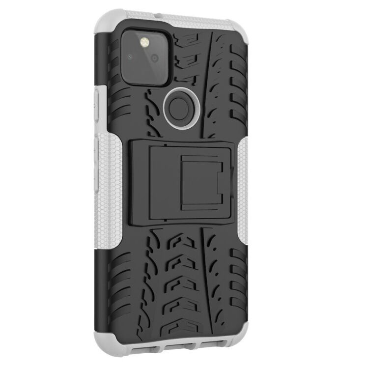 Протиударний чохол UniCase Hybrid X для Google Pixel 5 - Black / White: фото 5 з 18