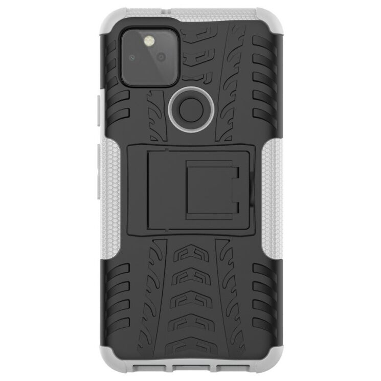 Протиударний чохол UniCase Hybrid X для Google Pixel 5 - Black / White: фото 4 з 18