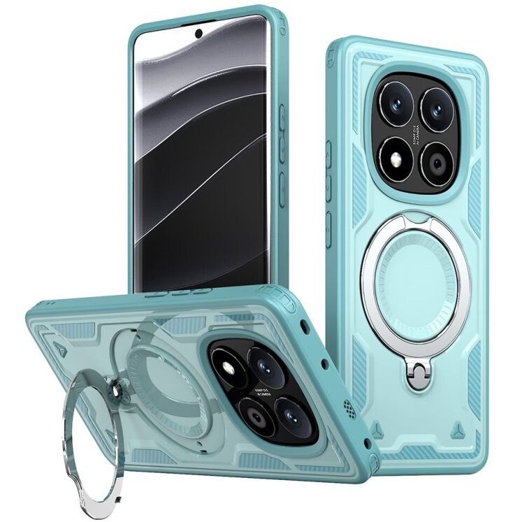 Защитный чехол UniCase Lander Armor для Xiaomi Redmi Note 14 Pro 5G / Poco X7 - Baby Blue: фото 1 из 6