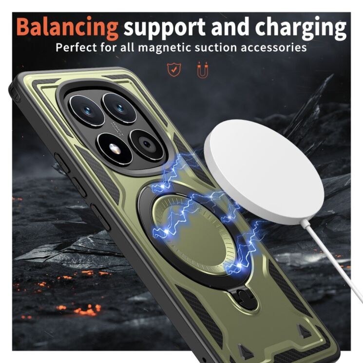 Защитный чехол UniCase Lander Armor для Xiaomi Redmi Note 14 Pro 5G / Poco X7 - Baby Blue: фото 3 из 6