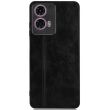 Захисний чохол UniCase Leather Series для Motorola Moto E14 / G04s - Black (358607B)