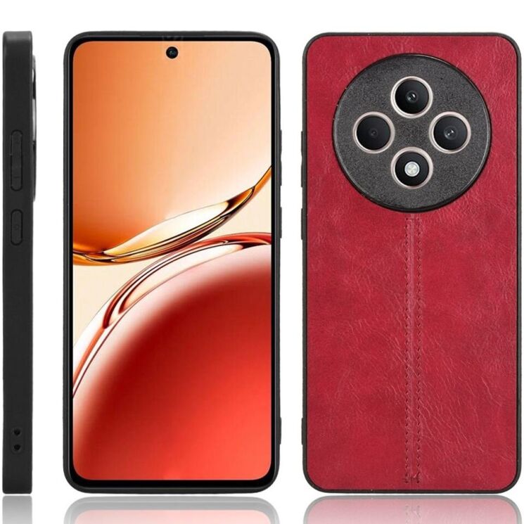 Защитный чехол UniCase Leather Series для OPPO Reno 12 F/FS - Red: фото 2 из 7