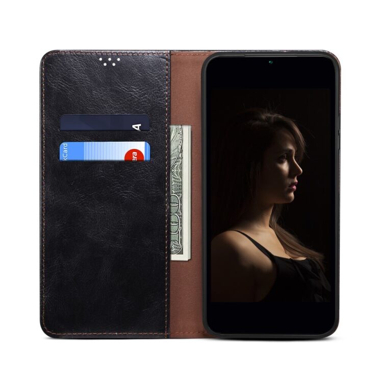 Защитный чехол UniCase Leather Wallet для OnePlus Nord 4 - Black: фото 2 из 7