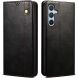 Защитный чехол UniCase Leather Wallet для Samsung Galaxy A54 (A546) - Black (339609B). Фото 1 из 8
