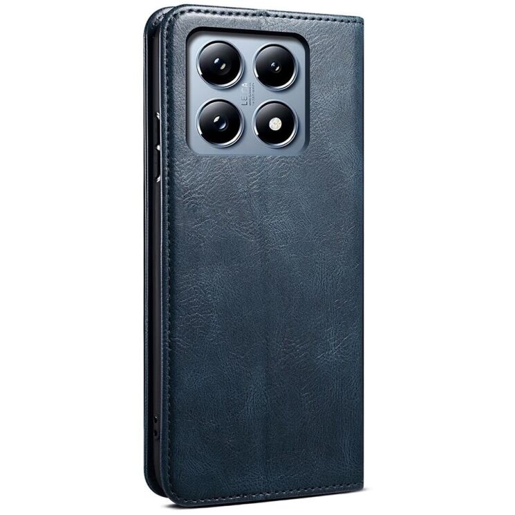 Защитный чехол UniCase Leather Wallet для Xiaomi 14T - Blue: фото 6 из 6