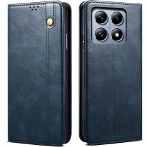 Защитный чехол UniCase Leather Wallet для Xiaomi 14T - Blue: фото 1 из 6