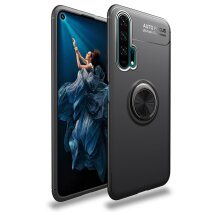 Защитный чехол UniCase Magnetic Ring для Huawei Honor 20 Pro - All Black: фото 1 из 9