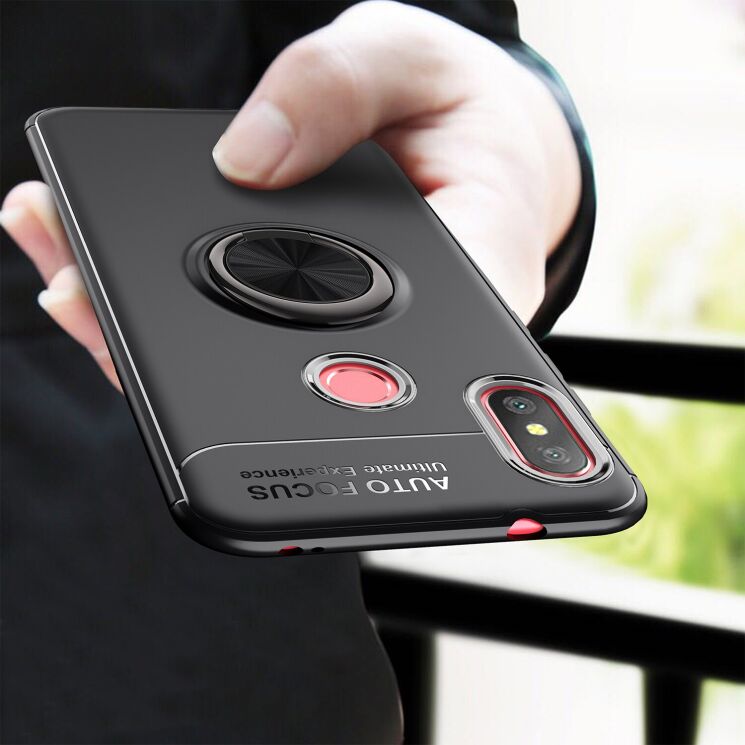 Защитный чехол UniCase Magnetic Ring для Xiaomi Mi Play - Black: фото 11 из 22