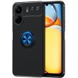 Защитный чехол UniCase Magnetic Ring для Xiaomi Redmi 13C / Poco C65 - Black / Blue (342530BL)